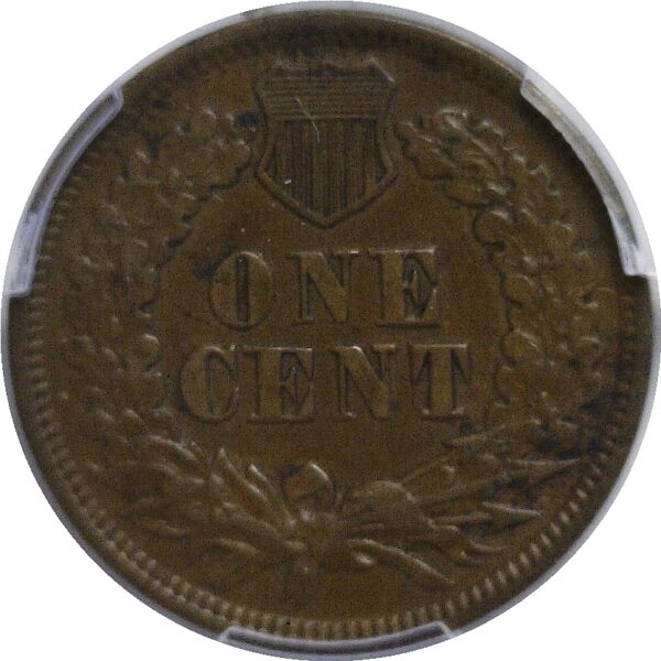 1870 Indian Head Cent  -  PCGS AU-53 - Image 3