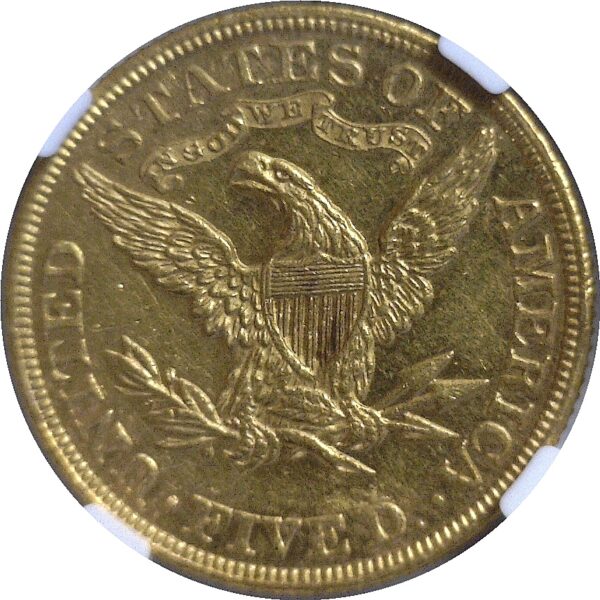 1887 $5 Liberty. -  NGC PR-61 - Image 3