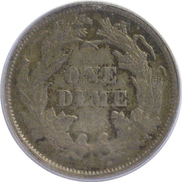 1873  Seated Liberty Dime   -   PCGS. XF-40. - Image 3