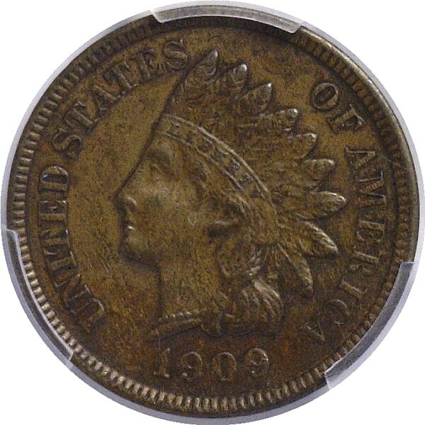 1909-S Indian Head Cent.  -  PCGS AU-55. - Image 2