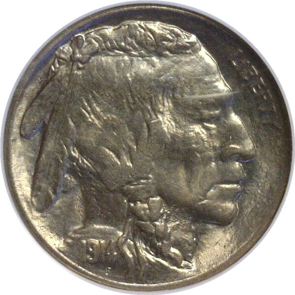 1914.  Buffalo Nickel.   -  NGC. MS-65. - Image 2