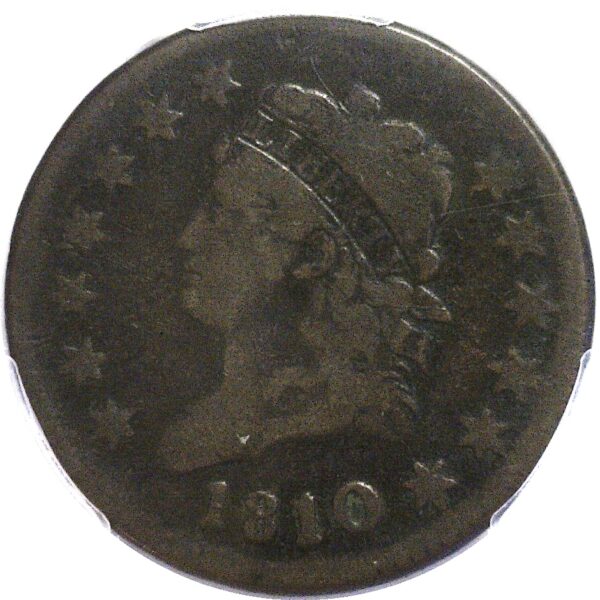 1810/09 Large Cent.  -   PCGS VG-8 - Image 2