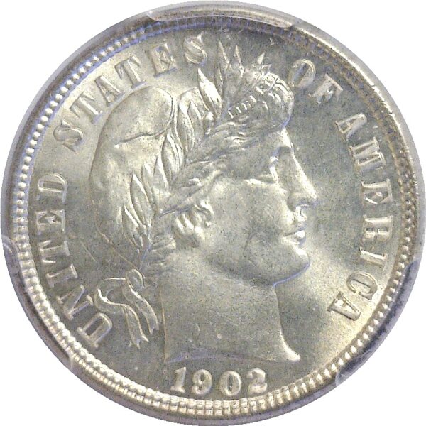 1902-S Barber Dime.  -   PCGS MS-66 - Image 2