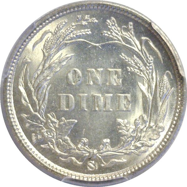 1902-S Barber Dime.  -   PCGS MS-66 - Image 3