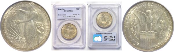 1915-S Panama-Pacific Commemorative Half Dollar. -  PCGS MS-65