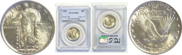 1920 Standing Liberty Quarter  -  PCGS MS-65