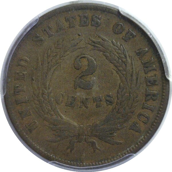 1864 Small Motto.   -   PCGS. VF-25. - Image 3