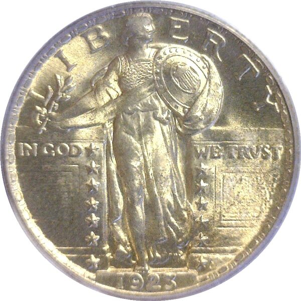 1923 Standing Liberty Quarter  -  PCGS MS-65  CAC - Image 2