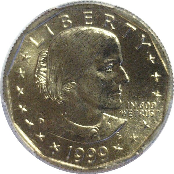 1999-D.  Susan B. Anthony Dollar.  -  PCGS. MS-68. - Image 2