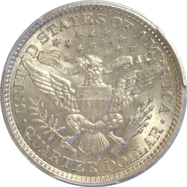 1900-S Barber Quarter - PCGS MS-63 - Image 3