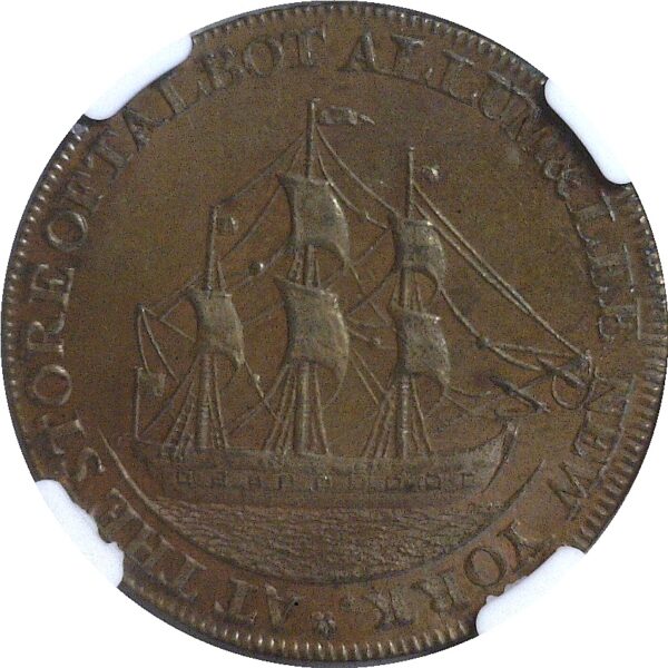 1795 Talbot, Allum, & Lee Cent   -   NGC MS-64 BN - Image 3