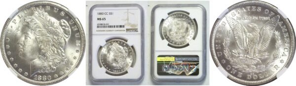 1880-CC Morgan Dollar  -  NGC MS-65