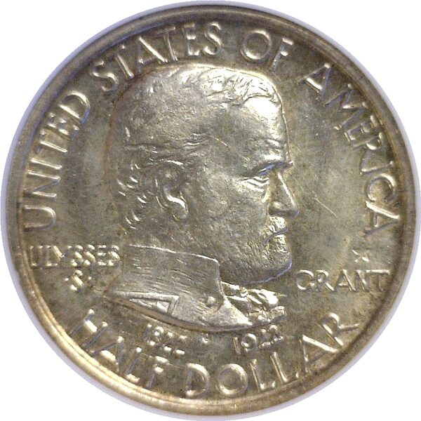 1922 Grant, Star.  Commemorative Half Dollar.  -   NGC. MS-63. - Image 2