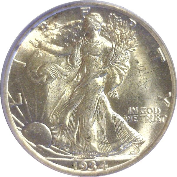 1934-S Walking Liberty Half Dollar  -  PCGS MS-62 - Image 2