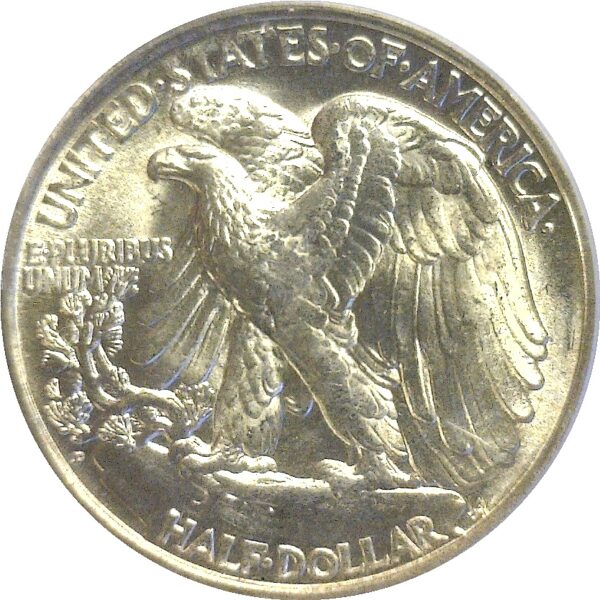 1919-D Walking Liberty Half Dollar  -  PCGS MS-64 - Image 3