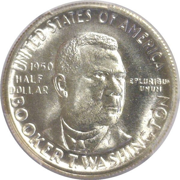 1950-S Booker T. Washington Commemorative Half Dollar.  -  PCGS MS-67. - Image 2