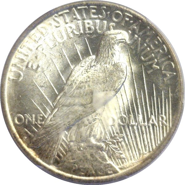 1922-D.  Peace Dollar.  -  PCGS. MS-65. - Image 3