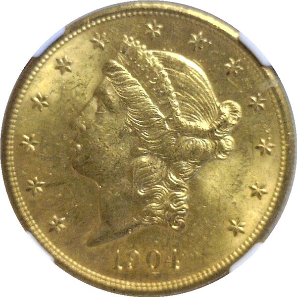 1904 $20 Liberty  -  NGC MS-63 - Image 2