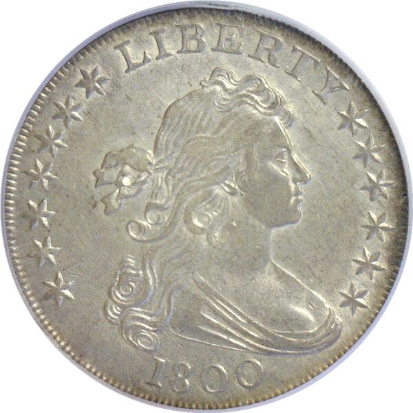 1800.  Bust Dollar.  -  PCGS. AU-58. - Image 2
