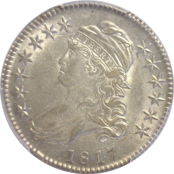 1817  Bust Half Dollar.  -  PCGS AU-55. - Image 2