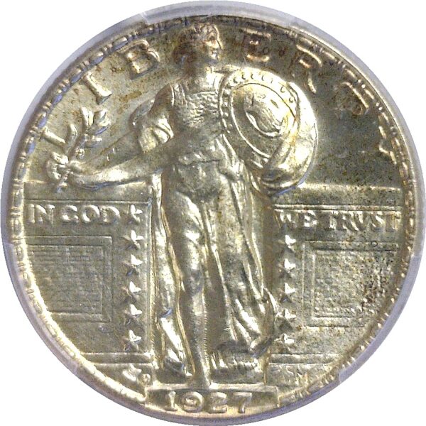 1927-D Standing Liberty Quarter.   -   PCGS MS-64 FH - Image 2