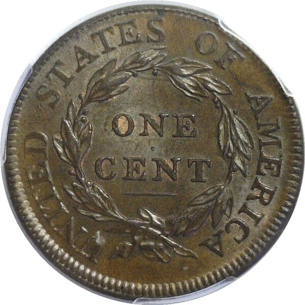1810.  Large Cent.   -  PCGS. MS-64+. BN. CAC - Image 3