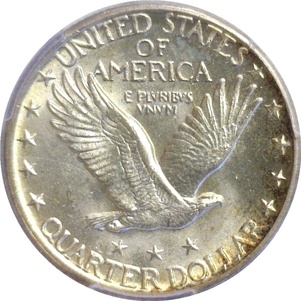 1927-D Standing Liberty Quarter.   -   PCGS MS-64 FH - Image 3