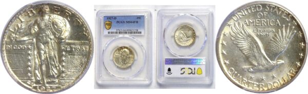1927-D Standing Liberty Quarter.   -   PCGS MS-64 FH