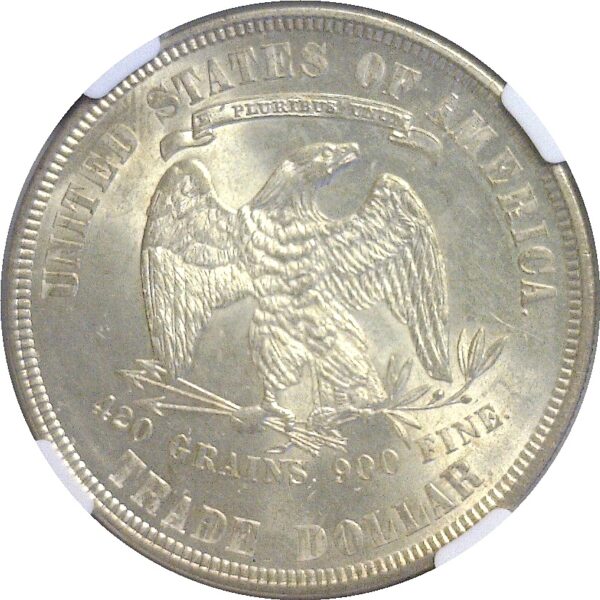 1877 Trade Dollar.  -   NGC MS-63+ - Image 3