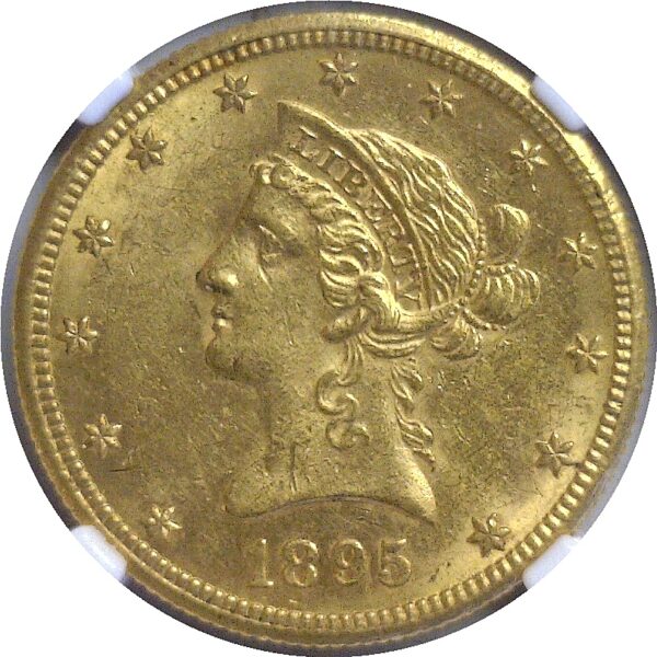 1895-O $10 Liberty  -  NGC MS-61 - Image 2