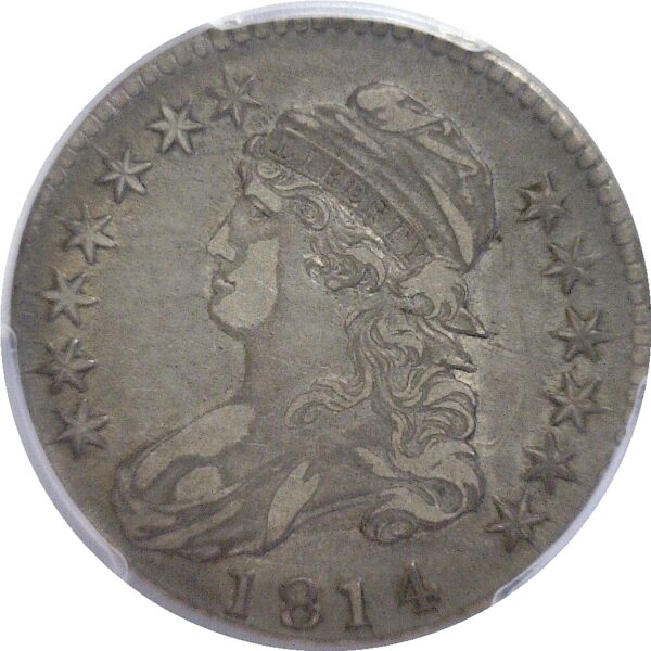 1814  Bust Half Dollar.  -  PCGS XF-40. - Image 2