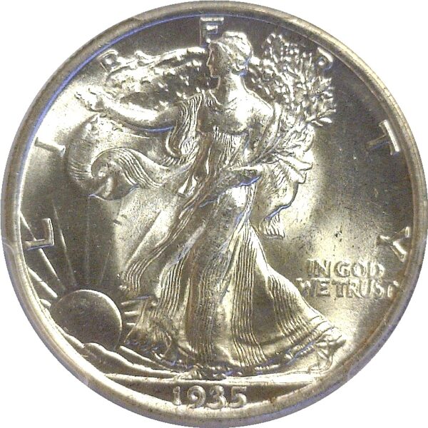 1935 Walking Liberty Half Dollar  -  PCGS MS-65 - Image 2