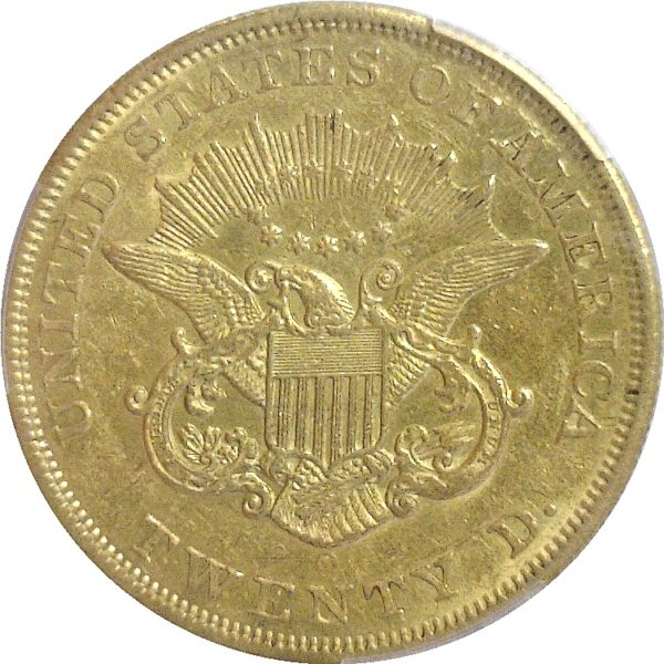 1858-O.  $20 Liberty.  -   PCGS. AU-55+. - Image 3