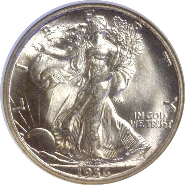 1936-S Walking Liberty Half Dollar  -  NGC MS-65 - Image 2