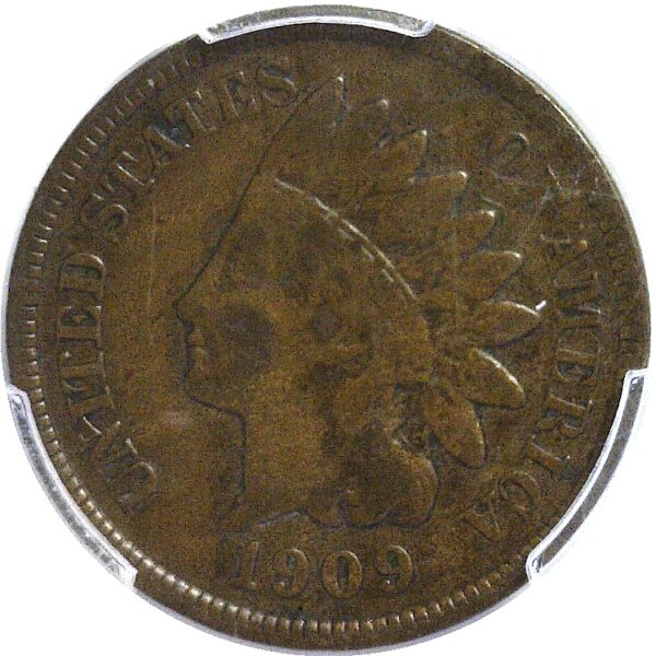 1909-S Indian Head Cent  -  PCGS VF-20 - Image 2