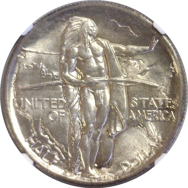 1934-D  Oregon Trail Commemorative Half Dollar.  -   NGC MS-66. - Image 2
