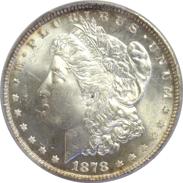 1878-7/8TF.  Morgan Dollar.  -  PCGS. MS-65. - Image 2