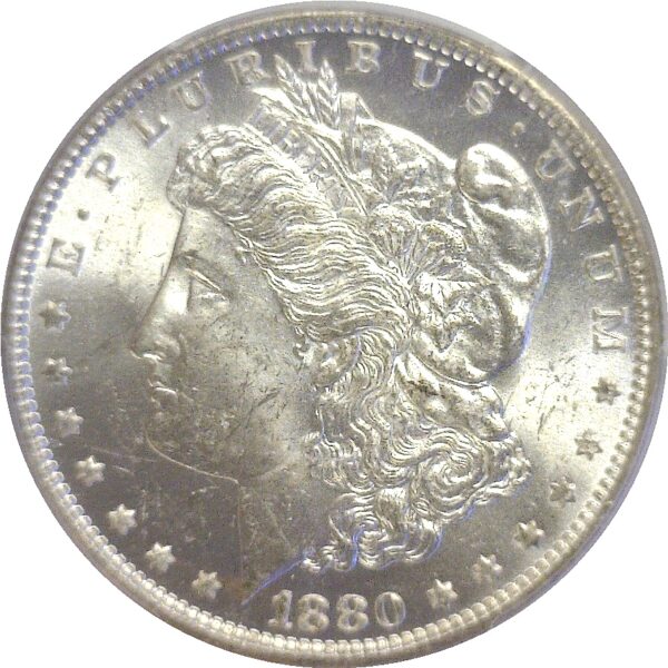 1880-O.  Morgan Dollar.  -  PCGS. MS-63. - Image 2