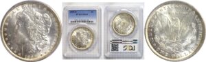 1890-O  Morgan Dollar.  -  PCGS MS-64.