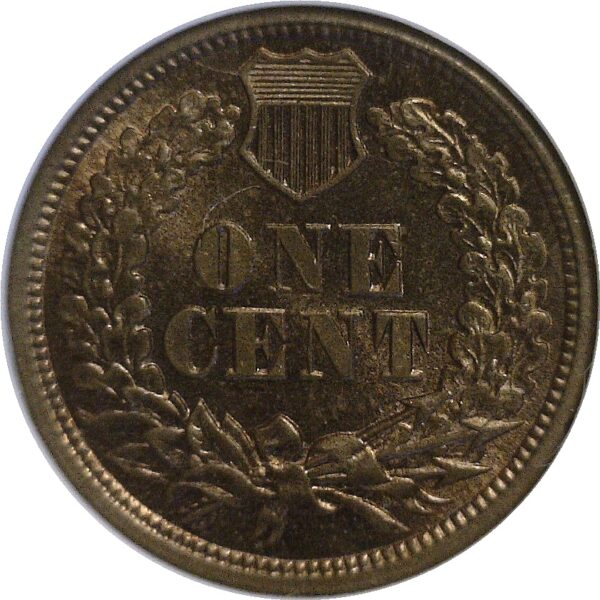 1863.  Indian Head Cent.  -  NGC. MS-63. - Image 3