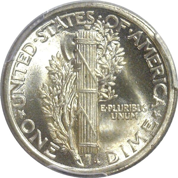 1916 Mercury Dime  -  PCGS MS-66 FB - Image 3