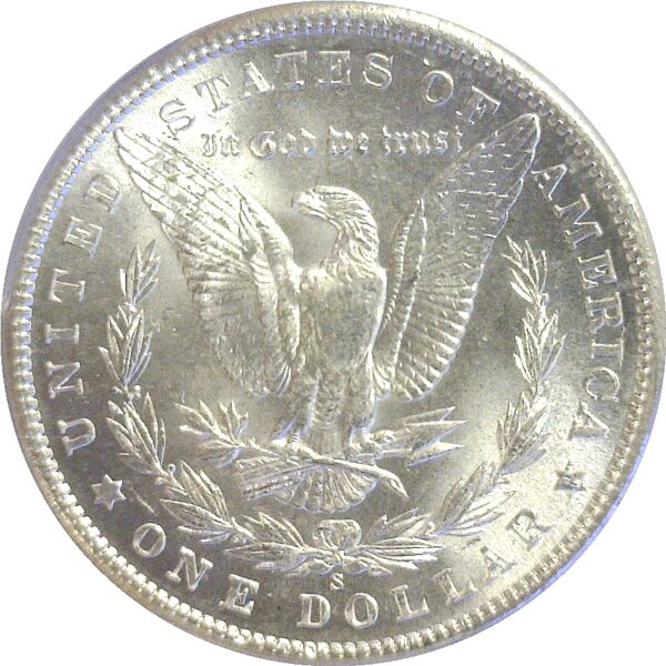 1904-S  Morgan Dollar.  -  PCGS MS-64+.  CAC - Image 3