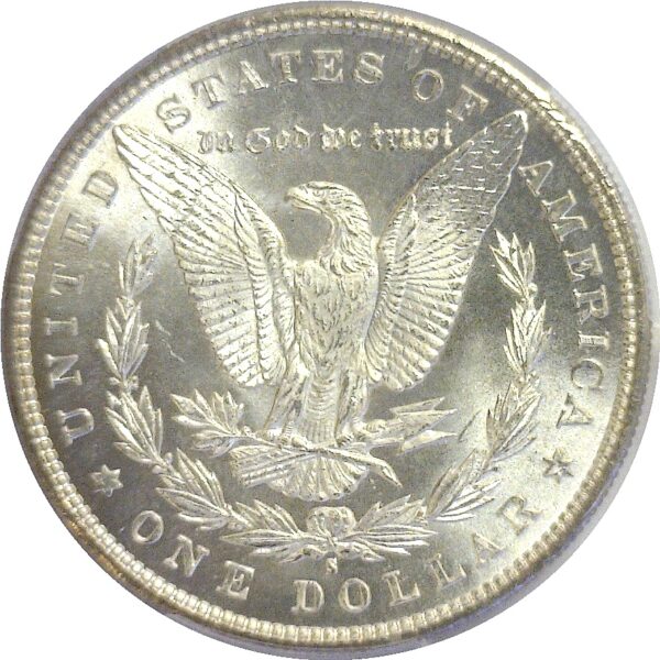 1880/9-S Morgan Dollar.  -   PCGS MS-64+ - Image 3