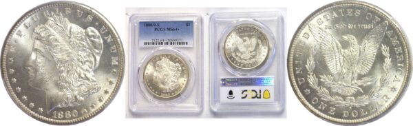 1880/9-S Morgan Dollar.  -   PCGS MS-64+