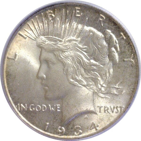 1934 Peace Dollar  -  PCGS MS-64 - Image 2