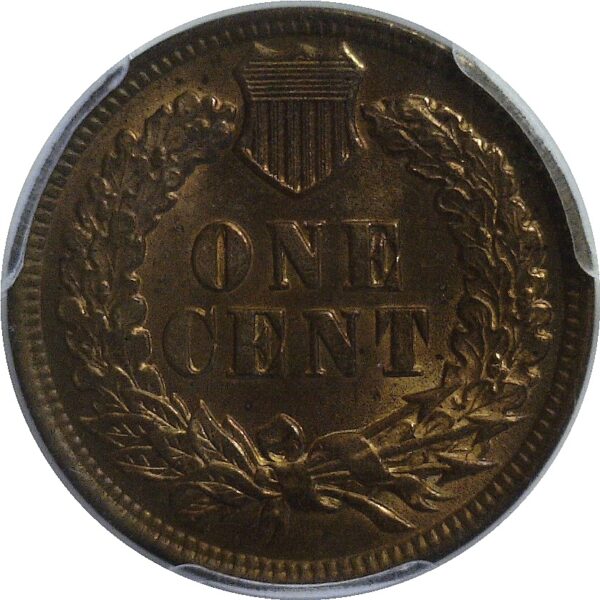 1902.  Indian Head Cent.  -  PCGS. MS-64. RB. - Image 3