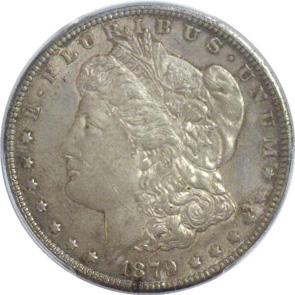 1879-S  Morgan Dollar.  -  PCGS AU-58. - Image 2