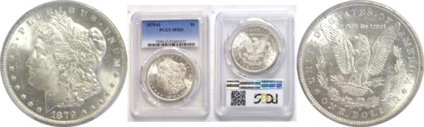 1879-O  Morgan Dollar.  -  PCGS MS-63.