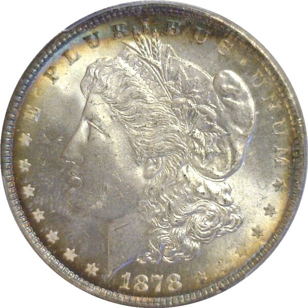 1878-8TF  Morgan Dollar.  -  PCGS MS-65. - Image 2
