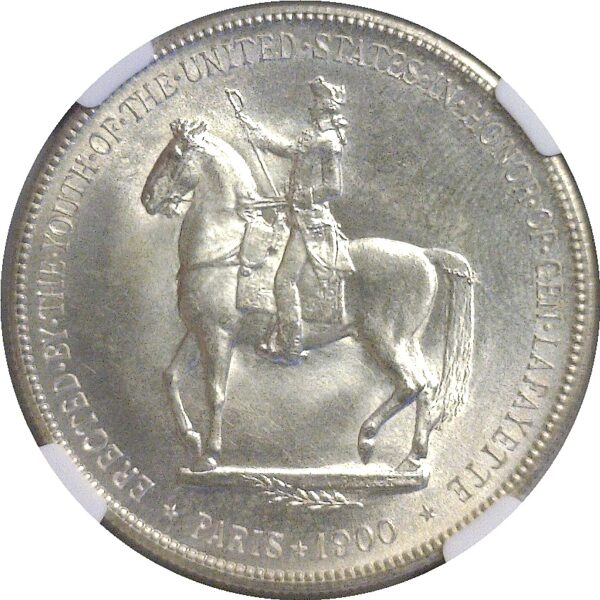 1900 Lafayette Commemorative Dollar  -  NGC MS-65 - Image 3